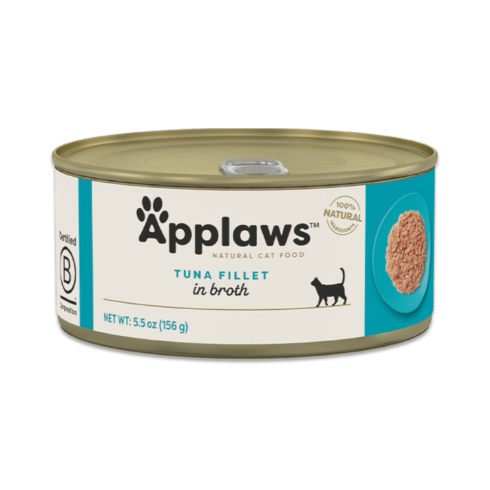 ابلاوز طعام رطب للقطط البالغة بنكهة التونة في المرق 156غ