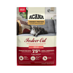 أكانا طعام جاف للقطط البالغة المنزلية بنكهة الدجاج وسمك التاروت والسالمون
